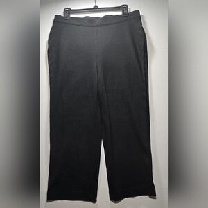 Allison Daley size MEDIUM Black Cropped Pants STAPLE PIECE for Every Occasion